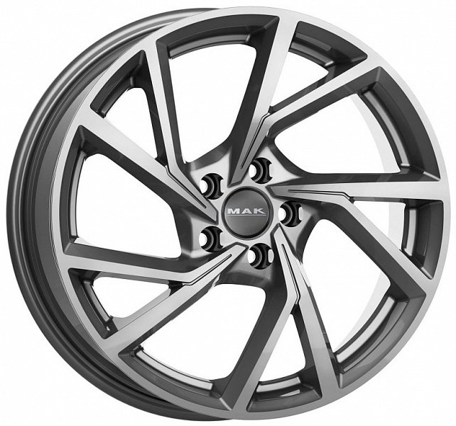 

Литые диски MAK Kassel 18x8" 5x112мм DIA 66.45мм ET 26мм Light Titan