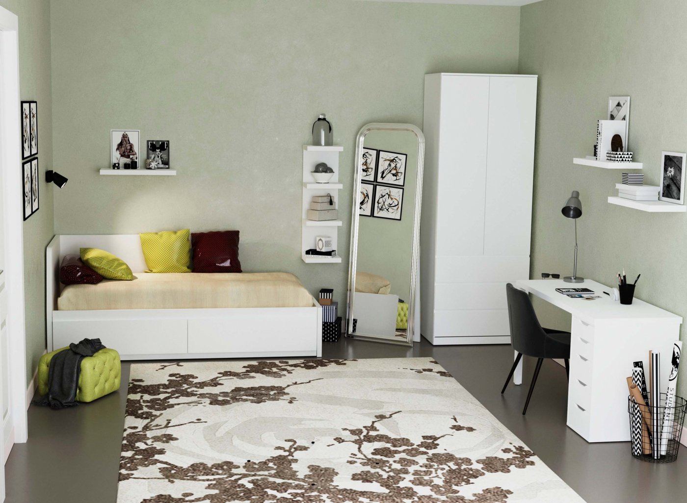 

Кровать-тахта Mebelain Варма Resten 80 (белый)