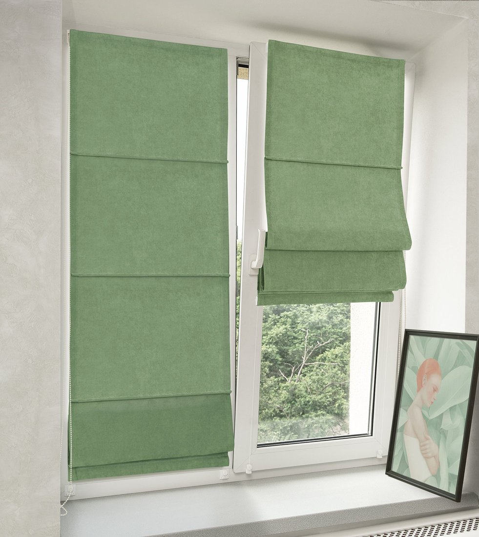 

Римская штора Delfa Мини Diamond СШД-01М 554/248 (57x160, бирюзовый)