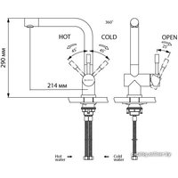 Смеситель Omoikiri Koriyama 4991005