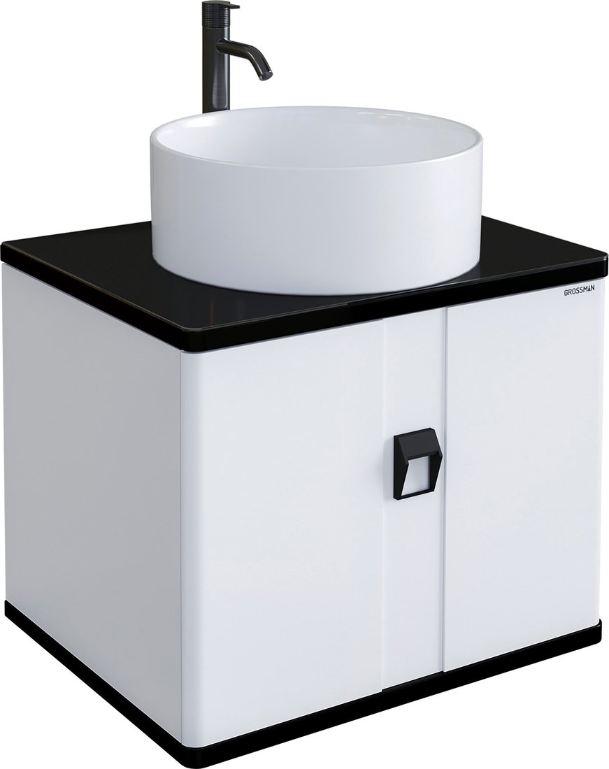 

Grossman Тумба под умывальник Норма 60 106016 (белый глянец)