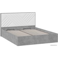 Кровать Трия Хилтон универсальная тип 1 с ПМ 160x200 (ателье светлый/белый)