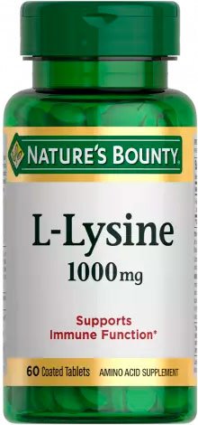 БАД Nature's Bounty L-Лизин 1000 мг (60 таблеток)