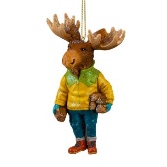 Елочная игрушка Erich Krause Decor. Лось с дровами 64480