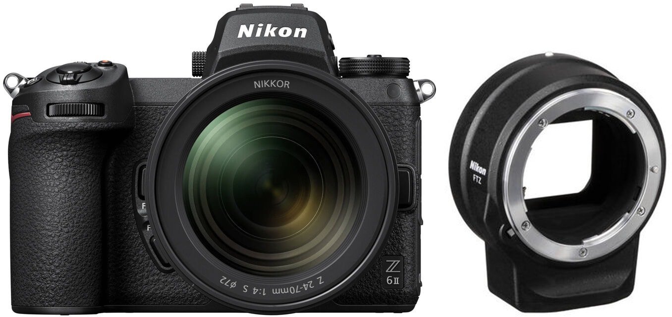 

Беззеркальный фотоаппарат Nikon Z6 II Kit 24-70mm + FTZ Adapter