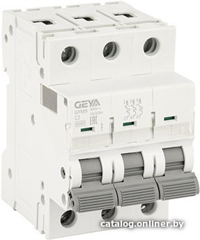 Выключатель автоматический GEYA GYM9 3P 2А C 6кА GYM93P2C