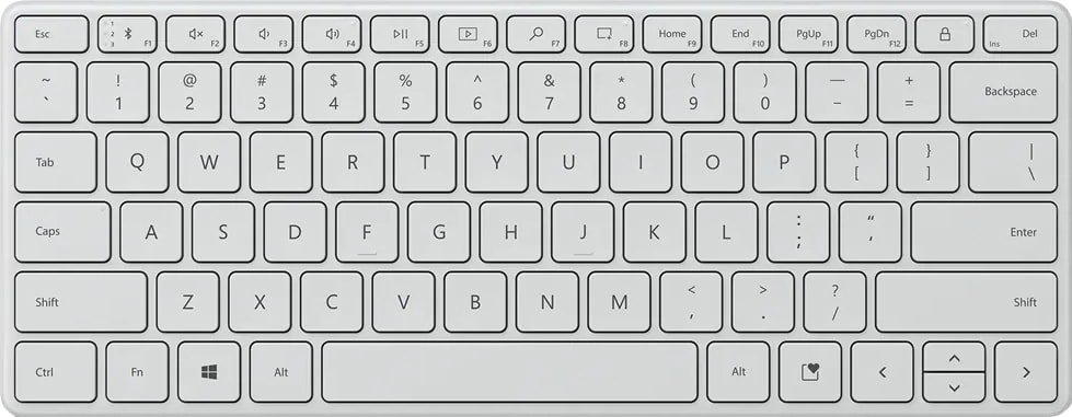 

Клавиатура Microsoft Designer Compact Keyboard (белый)