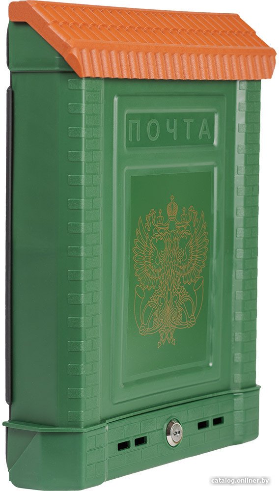 Почтовый ящик Цикл Премиум с орлом 6026-00 (зеленый)