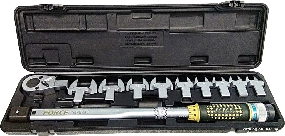 Динамометрический ключ Force 1/2 40-210 Нм 64705 (11 предметов)