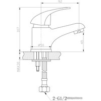 Смеситель AV Engineering AVOTS1-A482-300