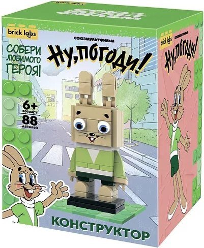 

Конструктор Brick Labs Ну, погоди! Заяц AB-1102