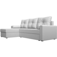 Угловой диван Лига диванов Верона лайт левый (экокожа белый) в Витебске