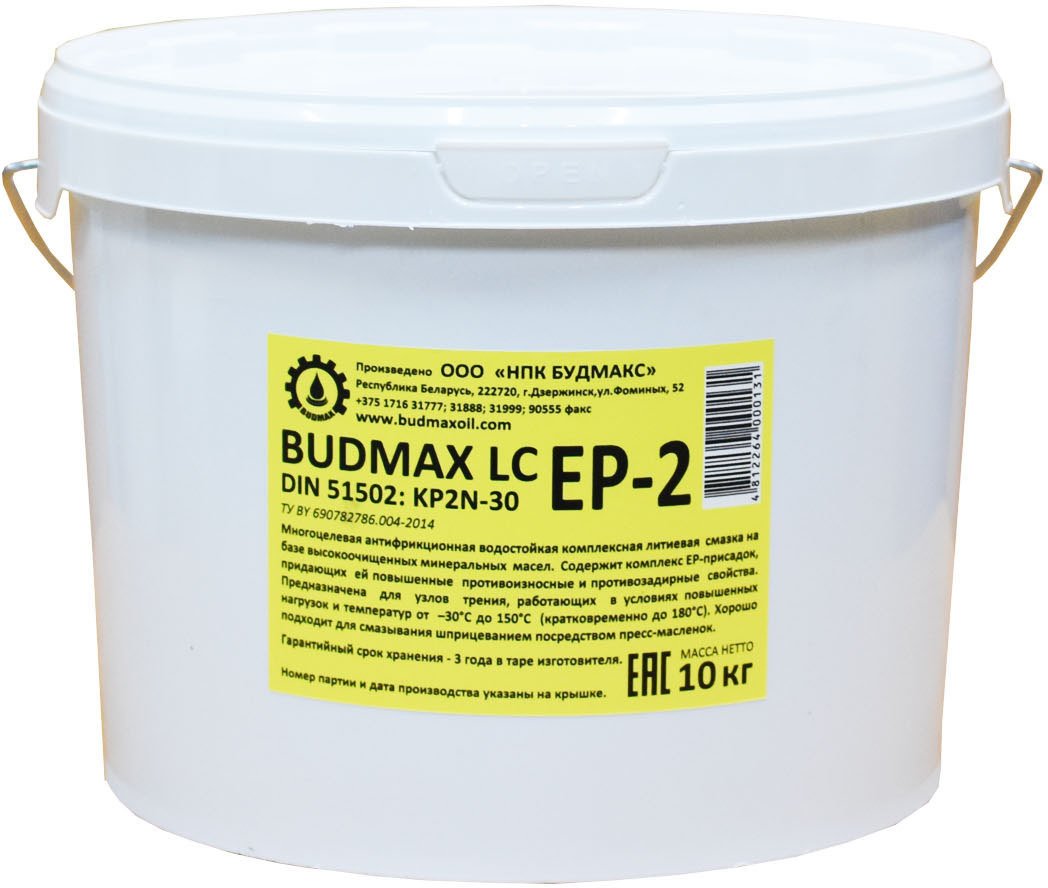 

Budmax Смазка литиевая комплексная LC EP-2 10кг