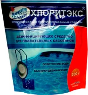 

Химия для бассейна Маркопул Кемиклс Хлоритэкс 200 г