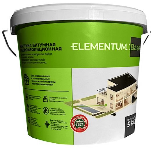 

Нефтебитумный завод ELEMENTUM: Base 5 кг