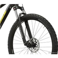 Велосипед Kross Level 2.0 29 L/19" 2024 (черный/желтый глянцевый)