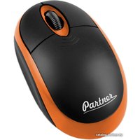 Мышь Partner Cordless WM-025 (черный/оранжевый)