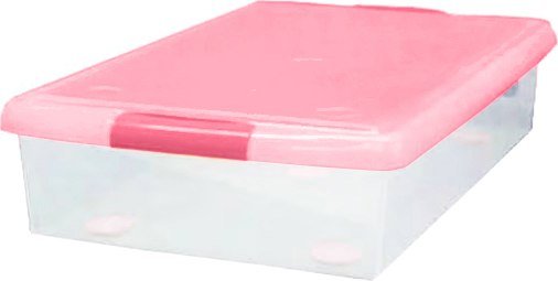 

Коробка для хранения IRIS Thin Box UG-725P (34л, прозрачный-розовый)