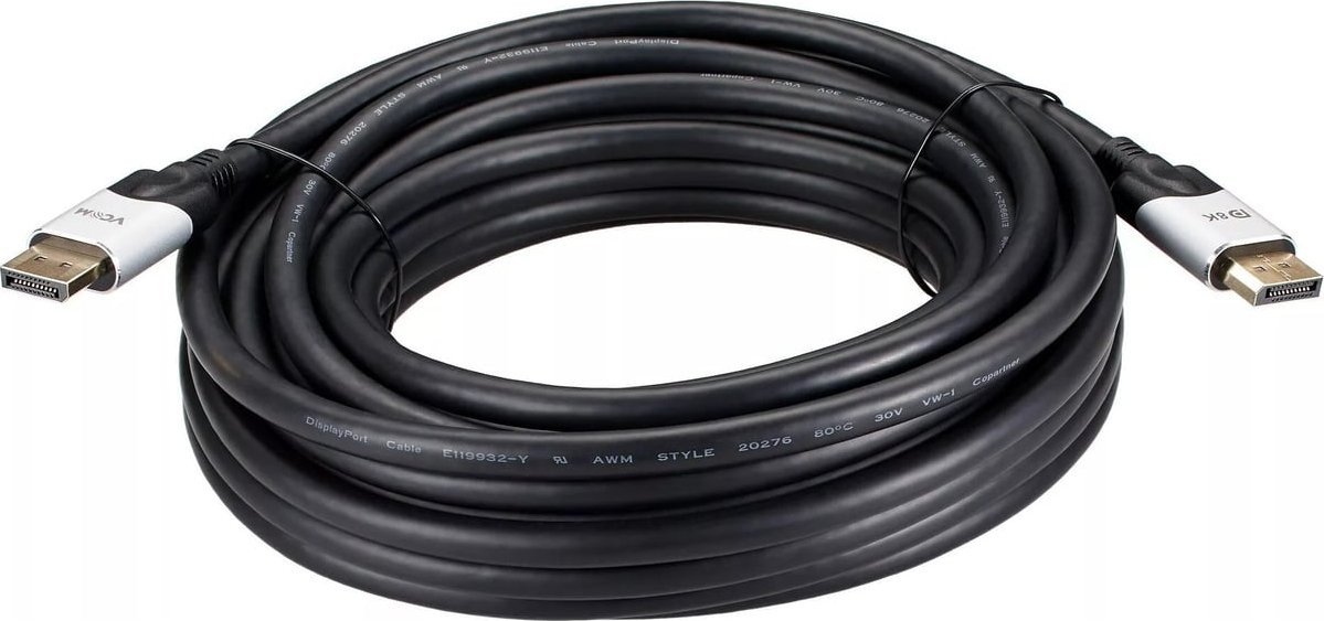 

Кабель VCOM CG635-10M DisplayPort - DisplayPort (10 м, черный)