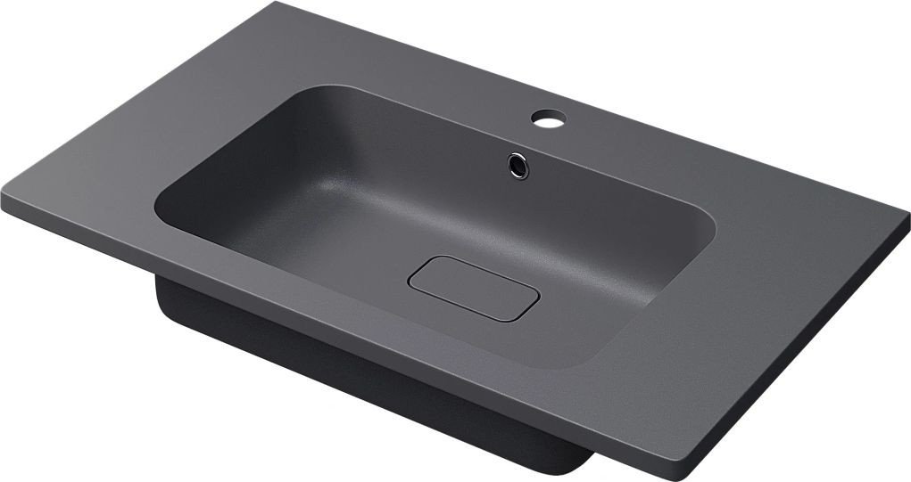 Умывальник Uperwood Lagoon Quartz 80х48х14.2 см (серый шелк)
