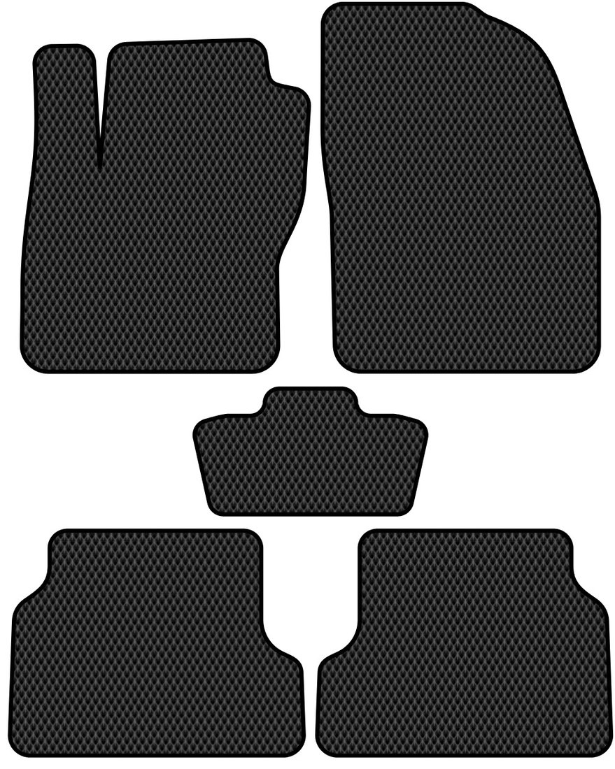 

Комплект ковриков для авто Alicosta Ford Focus II (универсал, седан, хэтчбек 5 дв / CB4, DA3) 2004 - 2011 (черный, ромб)