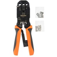 Кримпер Hyperline HT-200AR (черный/оранжевый)