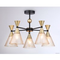 Люстра средней высоты Ambrella light Traditional TR3171/5 BK/GD