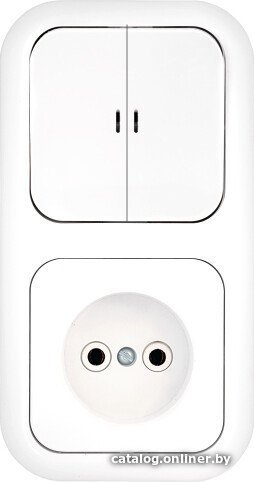 

Блок розеток Bylectrica 2В-РЦ-671 (белый)
