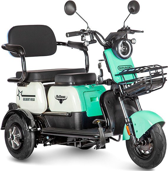 Электроскутер Gelbert Vega 48V/60V 600W (зеленый)