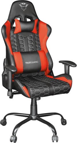 Игровое (геймерское) кресло Trust GXT 708R Resto (черный/красный)
