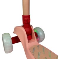 Трехколесный самокат Cosmoride Glow 058P/S1001 (розовый)