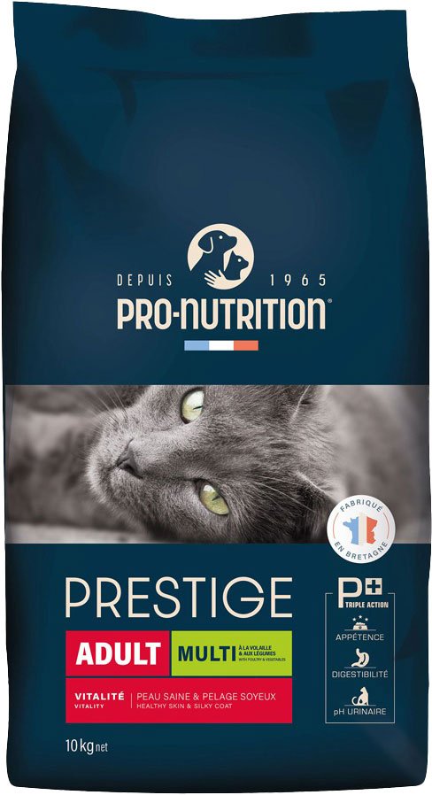 

Сухой корм для кошек Flatazor Prestige Adult Multi с птицей и овощами 10 кг