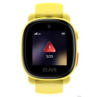 Детские умные часы Elari KidPhone 4G Lite (желтый)