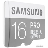 Карта памяти Samsung Pro microSDHC UHS-I U3 Class 10 16GB (MB-MG16EA)