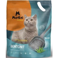 Наполнитель для туалета MurKel Бентонит 10л (алоэ вера)