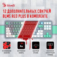 Клавиатура A4Tech Bloody S87 Energy Ash (Bloody BLMS Red Plus)