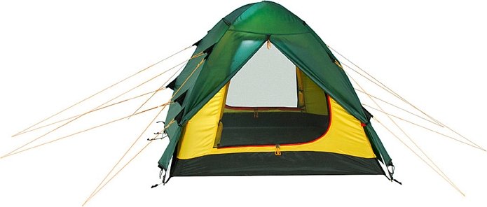 

Треккинговая палатка AlexikA Nakra 2 Plus (зеленый/желтый)