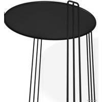 Журнальный столик Sheffilton SHT-CT53 (королевский синий/черный муар)