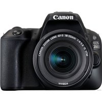 Зеркальный фотоаппарат Canon EOS 200D Kit 18-55 IS STM (черный)