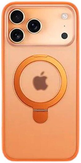 

Чехол для телефона Baseus HoopRing Magnetic Phone Case with Stand для iPhone 17 (оранжевый)