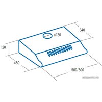 Кухонная вытяжка CATA P 3060 X/L 02028307