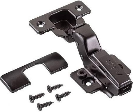 

Мебельная петля GTV Silento Pro с доводчиком внутренняя c эксцентриковой регулировкой без еврошурупа c 3D регулировкой Clipon