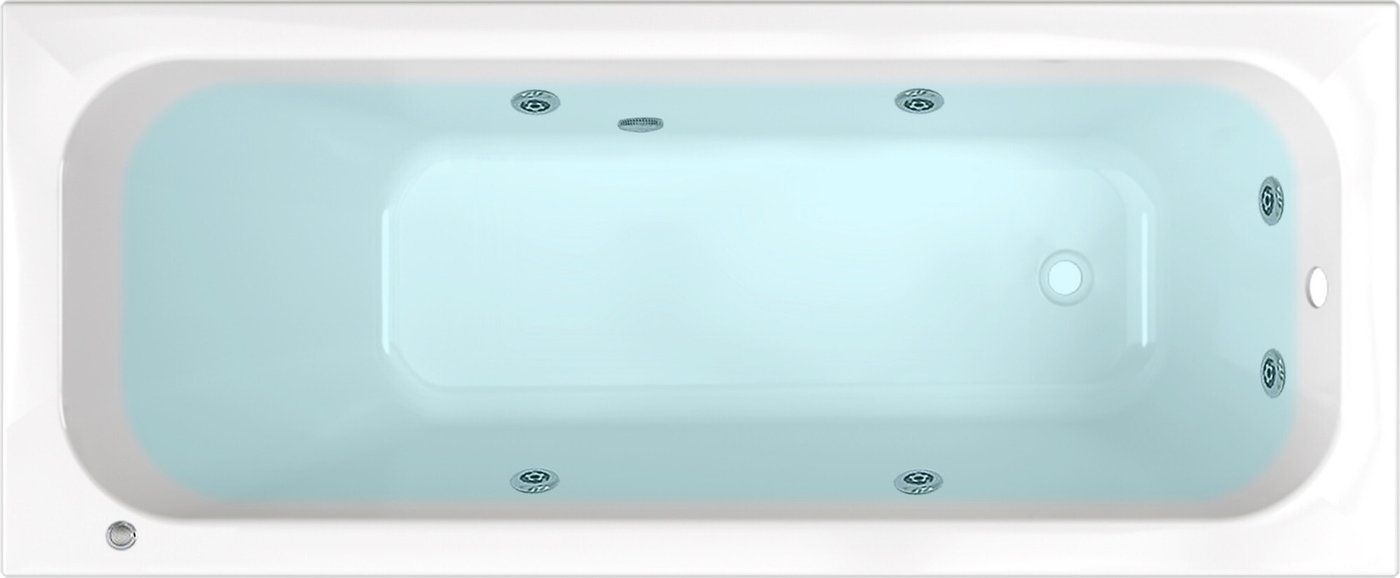 Ванна Triton Ника 180x80 Базовая Flat (с гидромассажем)
