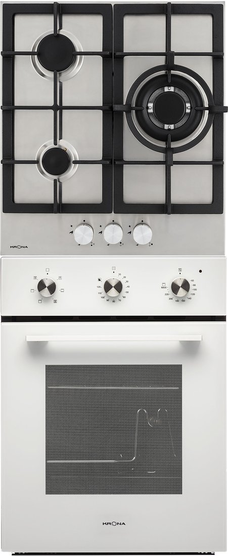

Комплект встраиваемой техники Krona Corrente 45 WH + Tordo 45 IX