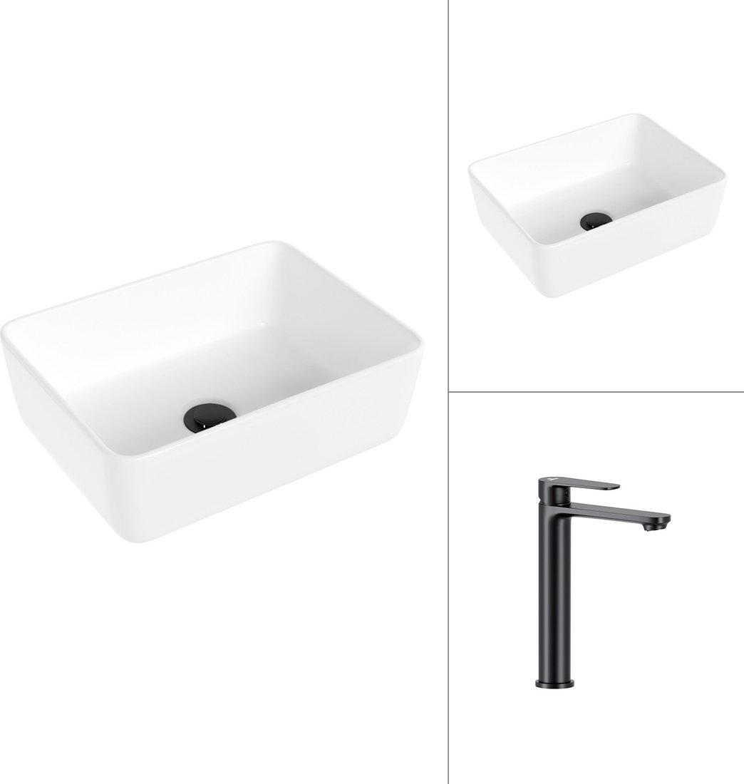 Умывальник Lauter 21674B + Moon 21СК8691BS