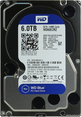 WD Blue 6TB (WD60EZRZ)