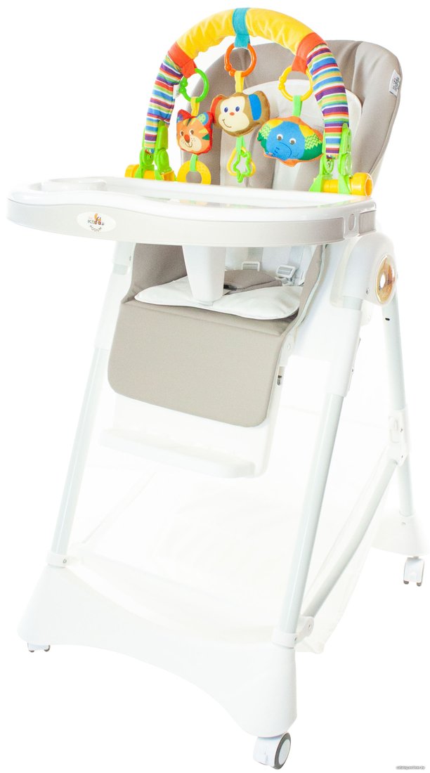 Высокий стульчик ForKiddy Podium Toys 0+ 2021 (бежевый)