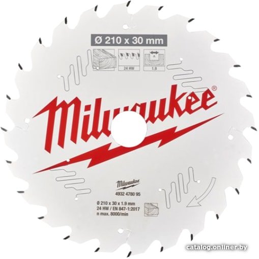Пильный диск Milwaukee 4932478095