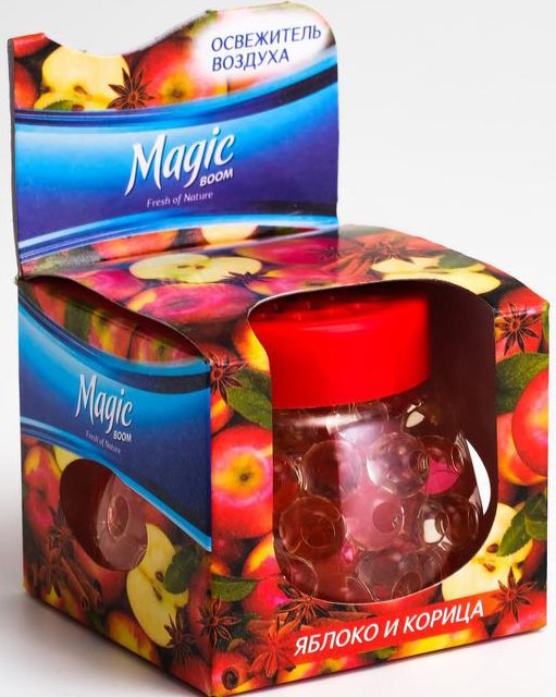 

Освежитель воздуха Magic Boom Яблоко с корицей гелевый (100 г)