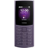 Кнопочный телефон Nokia 110 4G Dual SIM (фиолетовый)